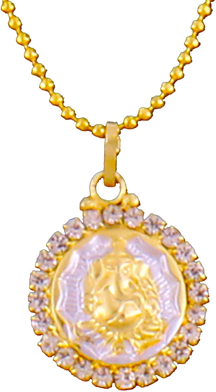 Elegant Gold-Plated Brass Pendant for Timeless Style-image-38