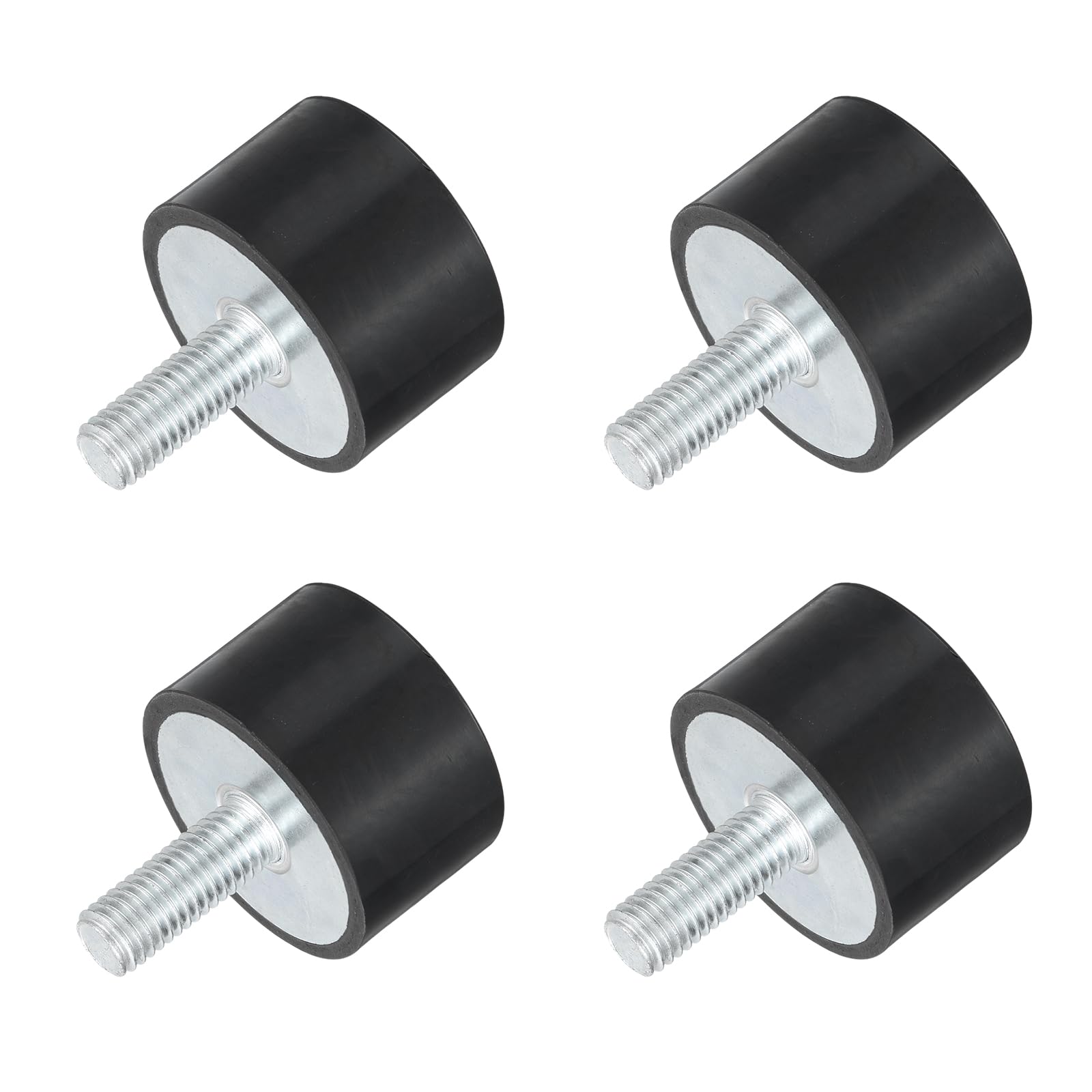 uxcell M6x1.0mm Thread Rubber Mounts, Vibration Isolators, Cylindrical Shock Absorber with Studs 20 x 30mm 4pcs — Amazon image 10