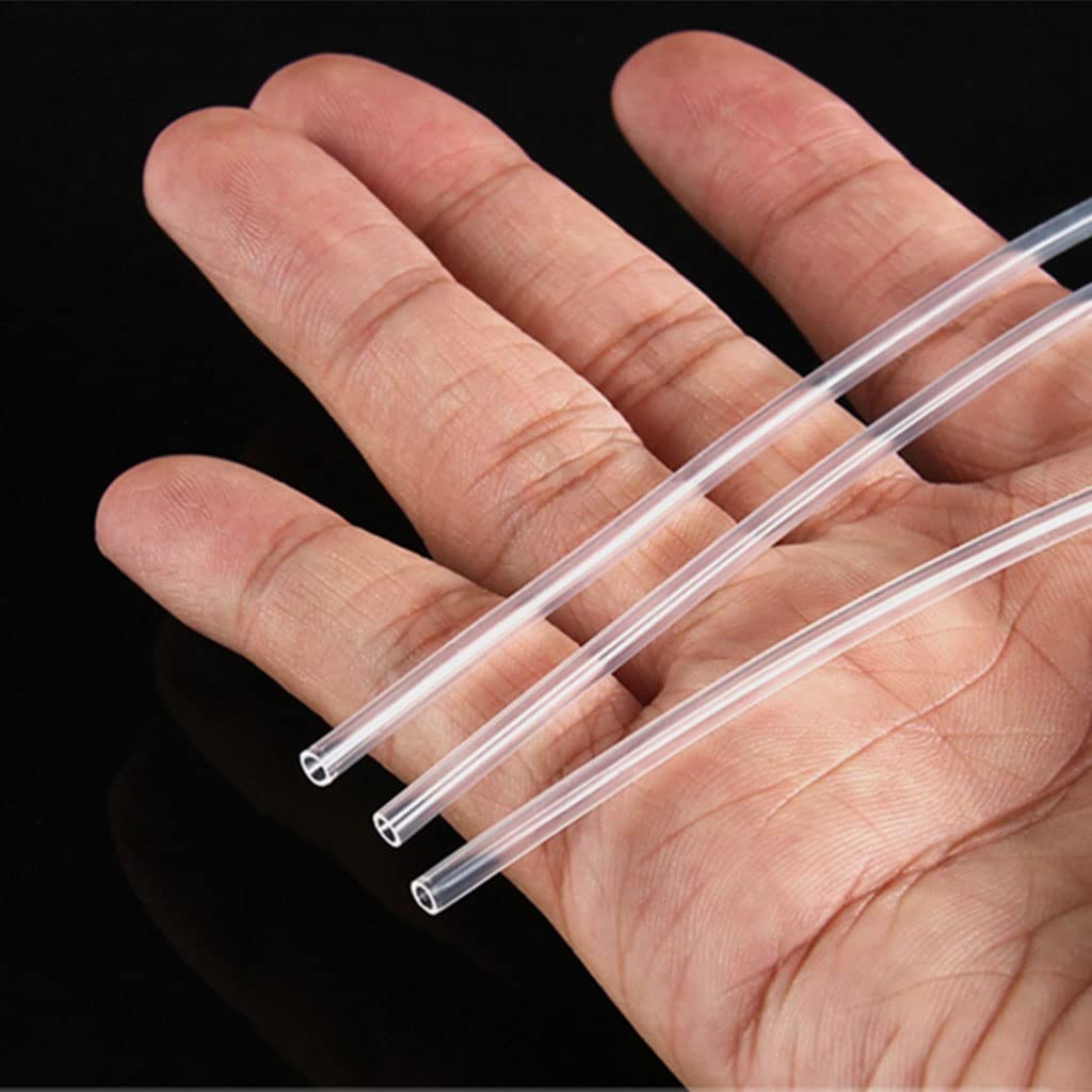 10m Transparent silicone hose [small] food grade capillary, transparent hose 0.5mm/1/2/3 thin silicone hose protection sleeve (Color : 1 * 2mm, Size : 10m)