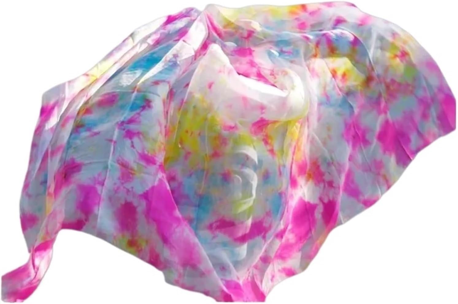 Belly Dance Scarf Silk Veils Veil Shawls Women Light Hand Thrown Shawl Gradient Performance