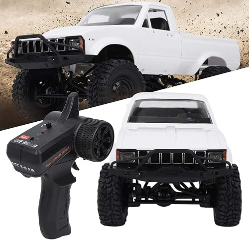 Miniatura 2 de VGEBY Coche a control remoto a escala 1/16, camión todoterreno con control remoto de 2.4G, 4WD Rock Crawler para niños, aficionados, juegos al aire