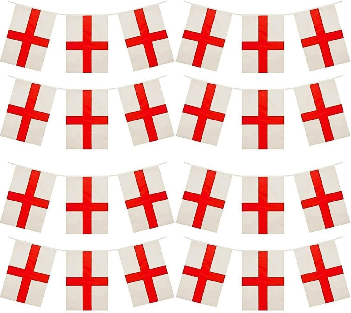 England Support Party Pack – Mit Flagge, Wimpelkette & Luftballons Für WM & Nationalfeiertag