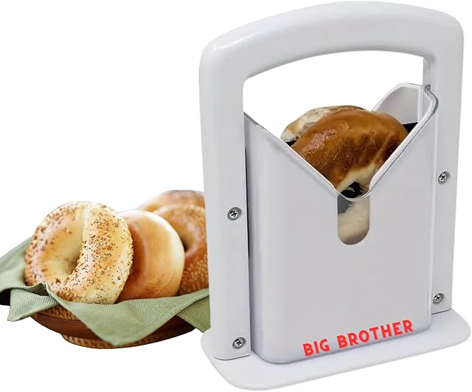 Big Brother Bagel Cutter Slicer Guillotine Bagel