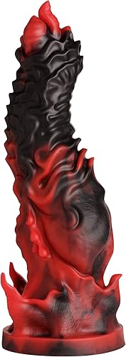 CREATURE COCKS Mephisto - Consolador de silicona para hombres, mujeres y parejas. Consolador de fantasía, silicona de alta calidad. Base de ventosa