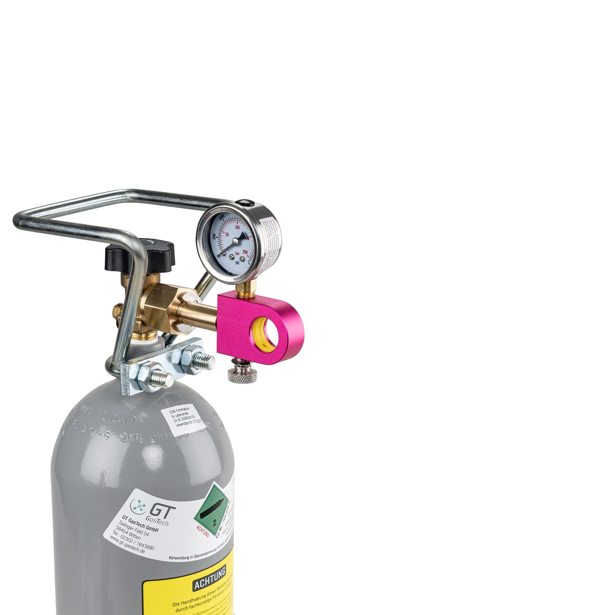 CO2 Umfülladapter für Wassersprudler Duo Quick Connect QC, Art, Crystal 3.0 und Terra | Adapter zum Umfüllen des CO2 Gases aus großen Flaschen in die neuen Quick Connect CO2 Zylindern