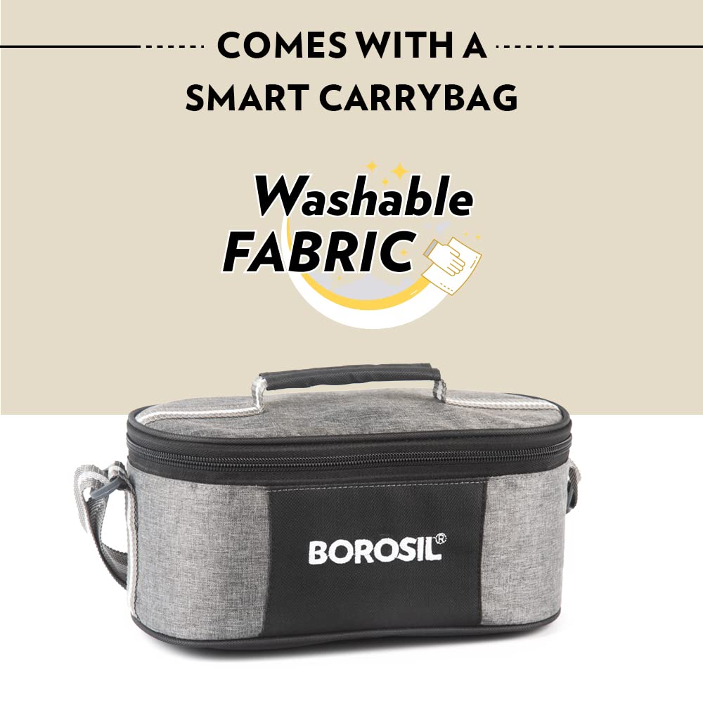 Borosil Stainless Steel Lunch Boxes - Set of 4 -6