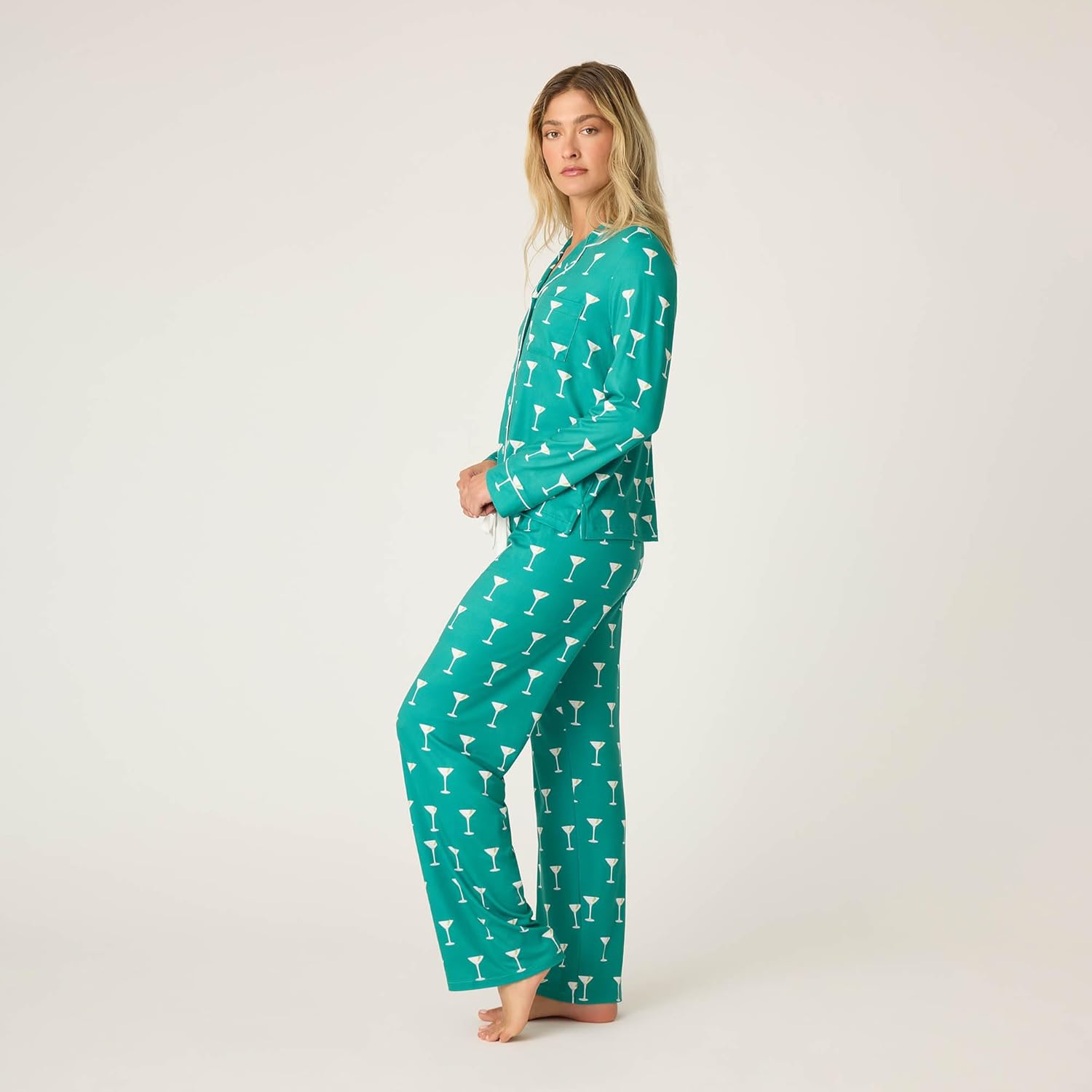 PJ Salvage Women's [Amazon Exclusive] Cloud Jersey 2-piece Pj Set - Image 3