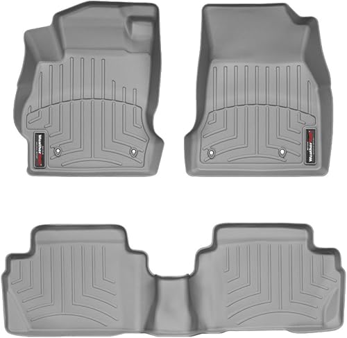 WeatherTech - Alfombrilla de suelo para Mazda Mazda Mazda Mazda 2 a 1 y 2 filas (gris)