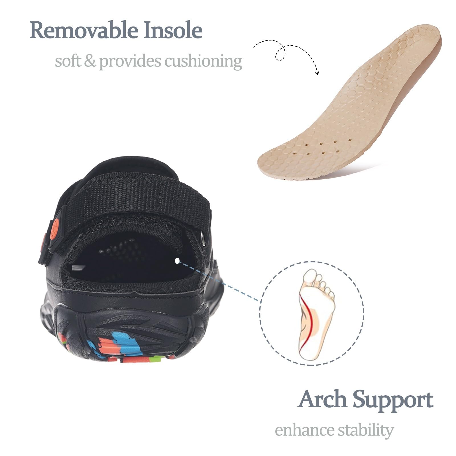 Sandali Sportivi Donna Sandali da Trekking Uomo All'aperto Scarpe Barefoot Regolabile Scarpe da Spiaggia Estivi