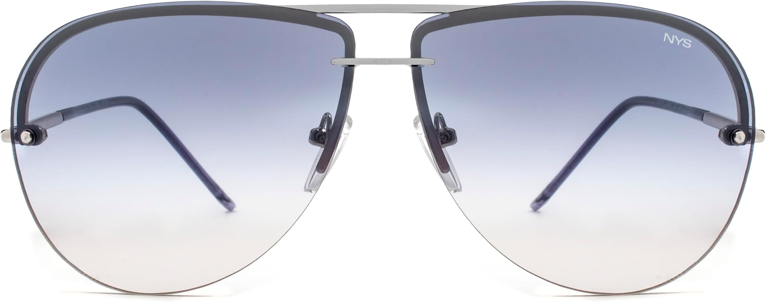 Aviator Sunglasses for Women & Men Medium Fit Thin Metal Frame Gradient Mirror Lenses with 100% UV Protection