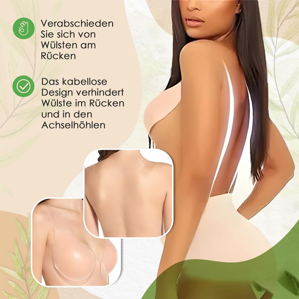 MEIION Sunabz InvisiLift Invisible Bra - Sollevamento istantaneo del seno per una scollatura sicura