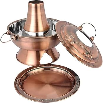 ステンレス製鍋調理器具 - 36cm 炭火しゃぶ鍋 アウトドア調理や