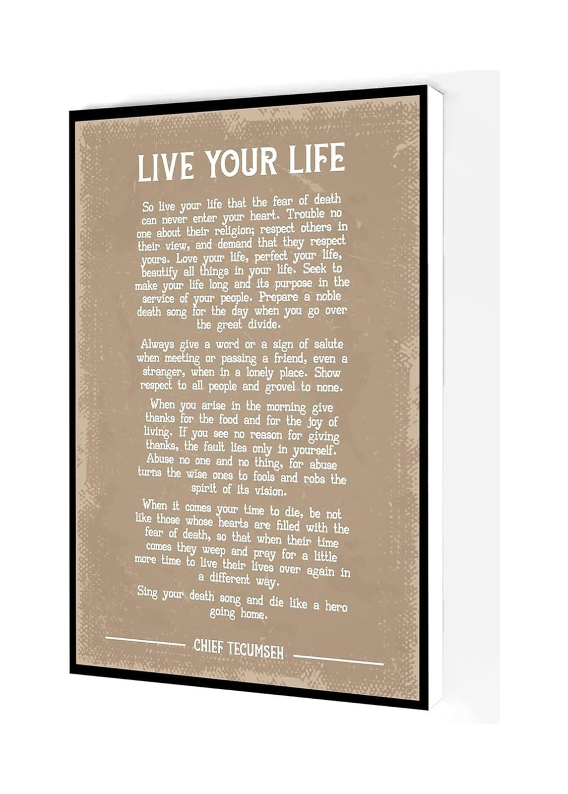 HSMXNEONJB Motivational Wall-Art Print, Uplifting Quote Poster for Home Decor, Inspirational Saying for Living Room Office Bedroom Wall(Unframed,16X24inch(40X60cm))