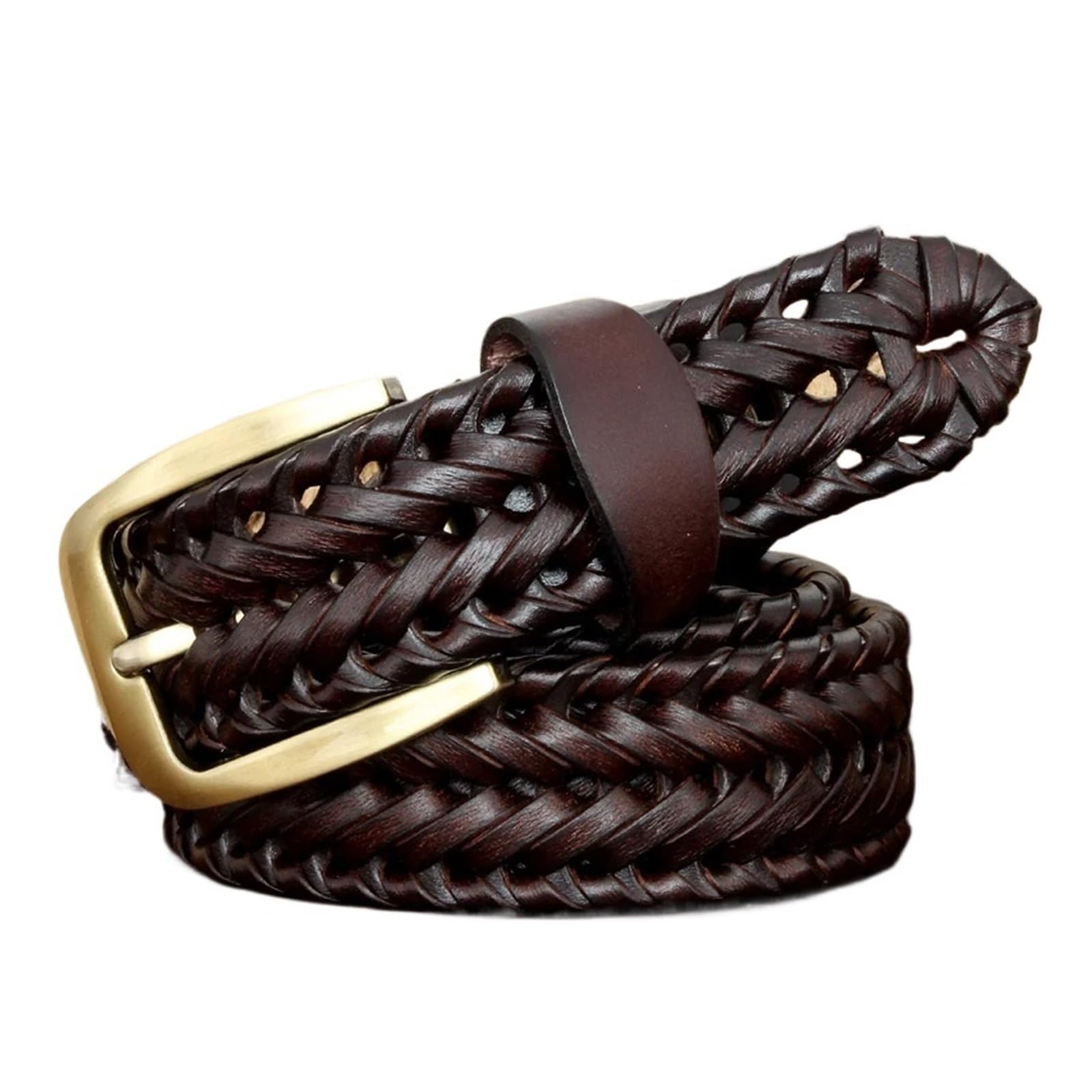 Ceinture Cuir Tressé Ceinture en cuir véritable