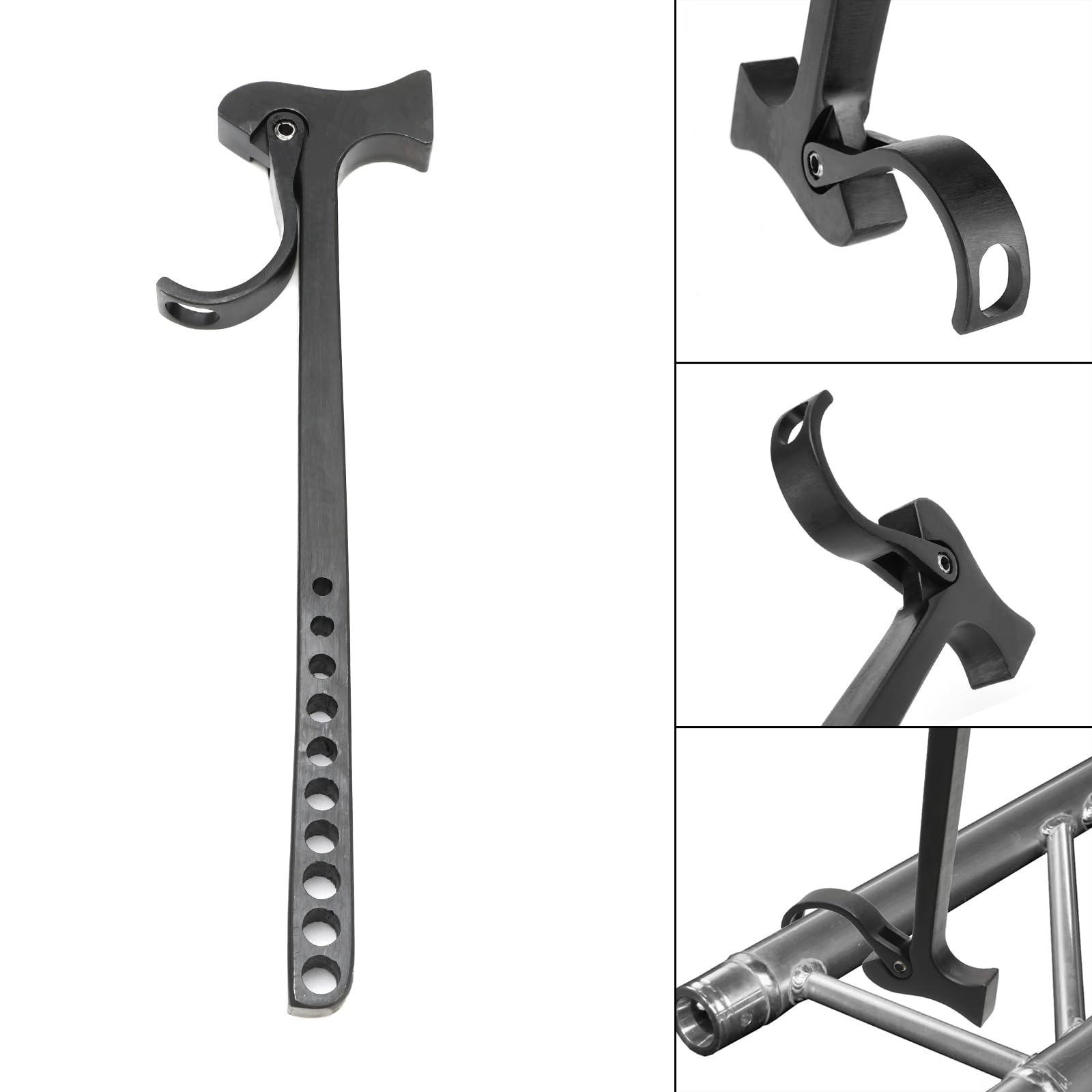 Topteng Hammer of Truss Stage Alluminio, Nero Stage Spigot Lighing Truss Hammer Truss Pin Remover Per Global F34 Tru Global Truss Strumenti di rimozione e installazione