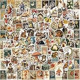 300 PCS Vintage Aesthetic Sticker Pack for Scrapbook Journaling, Water Bottles, Laptop – Waterproof Vinyl Ephemera for Bullet Journal, Junk Journal, DIY Crafts, Cottagecore Gifts for Teens & Adults