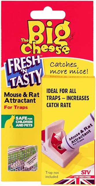 The Big Cheese Rat and Mouse Food Bait (26 g) - Poison-Free Rodent Bait Attractant