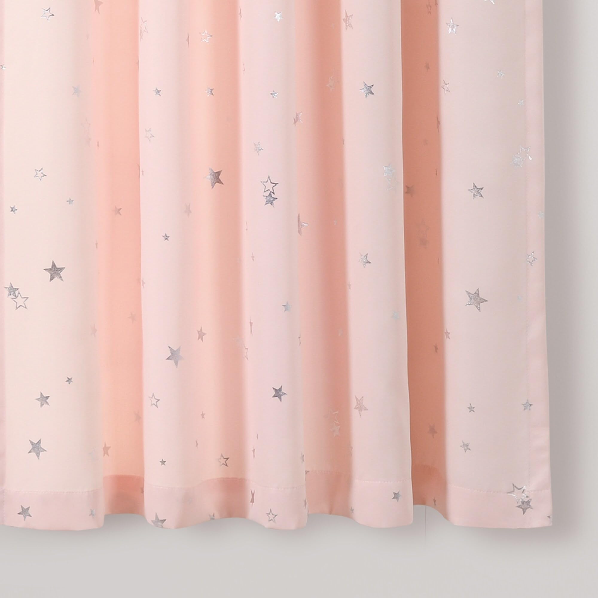 Amazon.co.jp: Lush Decor 星型遮光ウィンドウカーテンパネル ペア 長