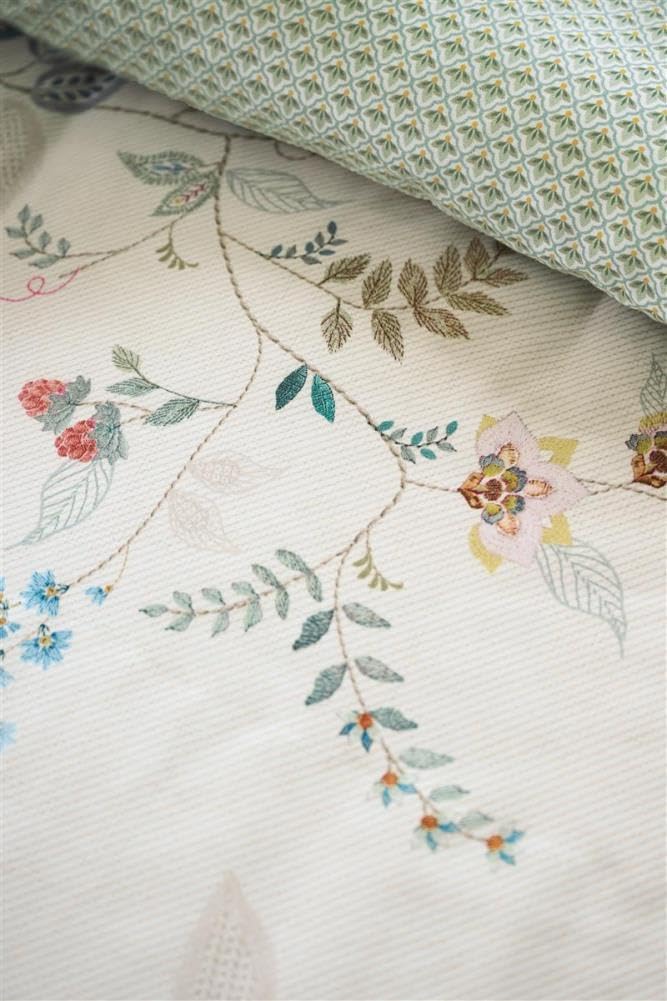 Pip Studio Bettbezugsset Kili Flower Weiss 135x200cm
