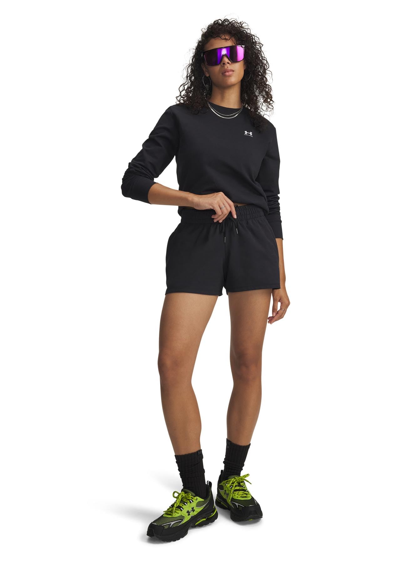 Under Armour Damen Trainingshose Sport Terry Shorts