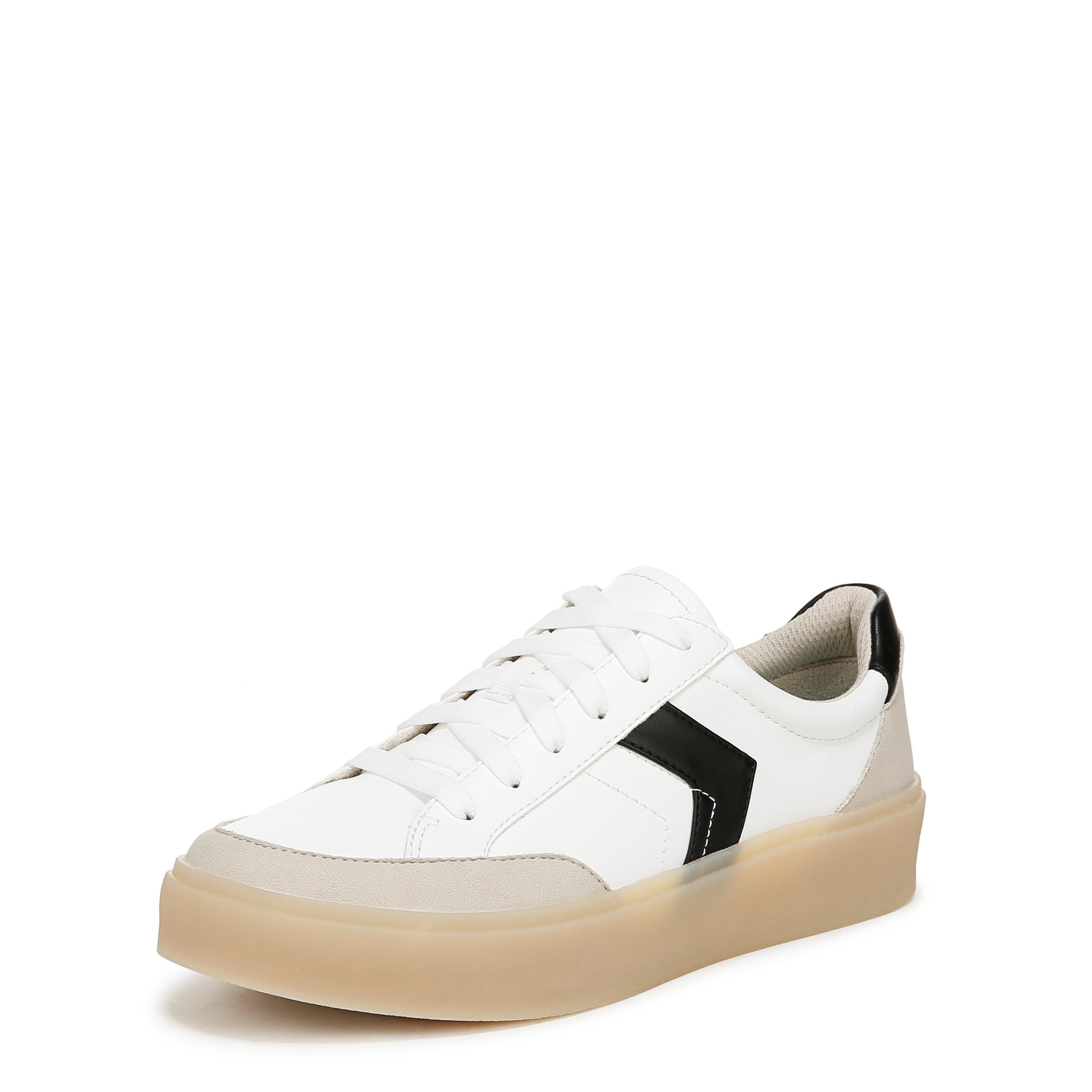 Dr. Scholl's Women's Madison Lace Sneaker, White/Oyster Smooth, 6 UK