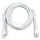 Elite Jumps &vert; 6mm PVC Jump Ropes for Fitness &vert; Indoor&sol;Outdoor Adjustable Boxing Jump Rope w&sol;Unbreakable Handles & Ultra-Durable Non-Kinking PVC &vert; Skipping Rope for Men & Women & Boxer Rope Jump Rope