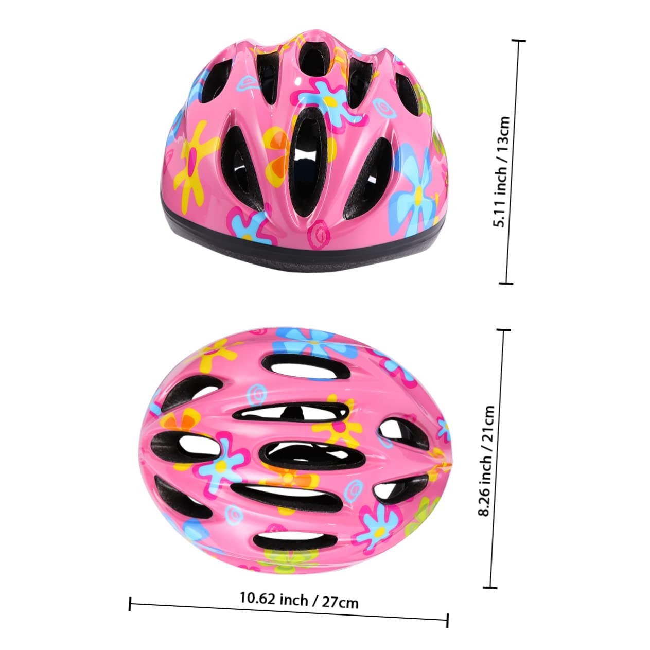 2pièces Casque De pour Garçon Fille Casque De Vélo Patinage Et Scooter Ajustable Design Aéré Et pour Sports De Plein Air