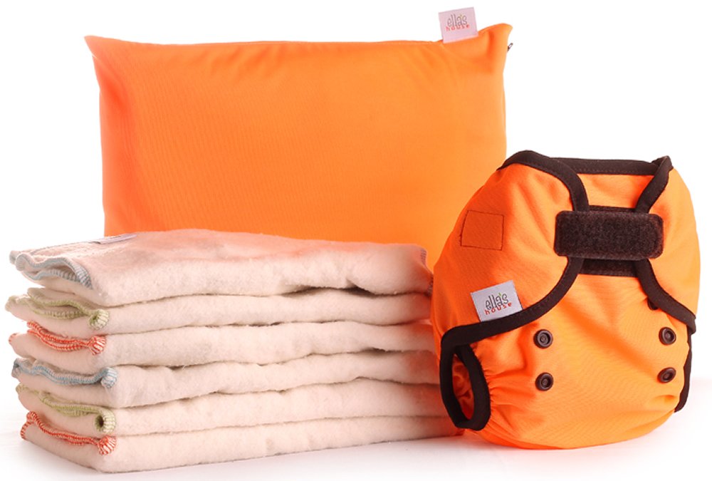 Bum Fold Eco Kit Pack Couche-Überhose und Prefold Lot