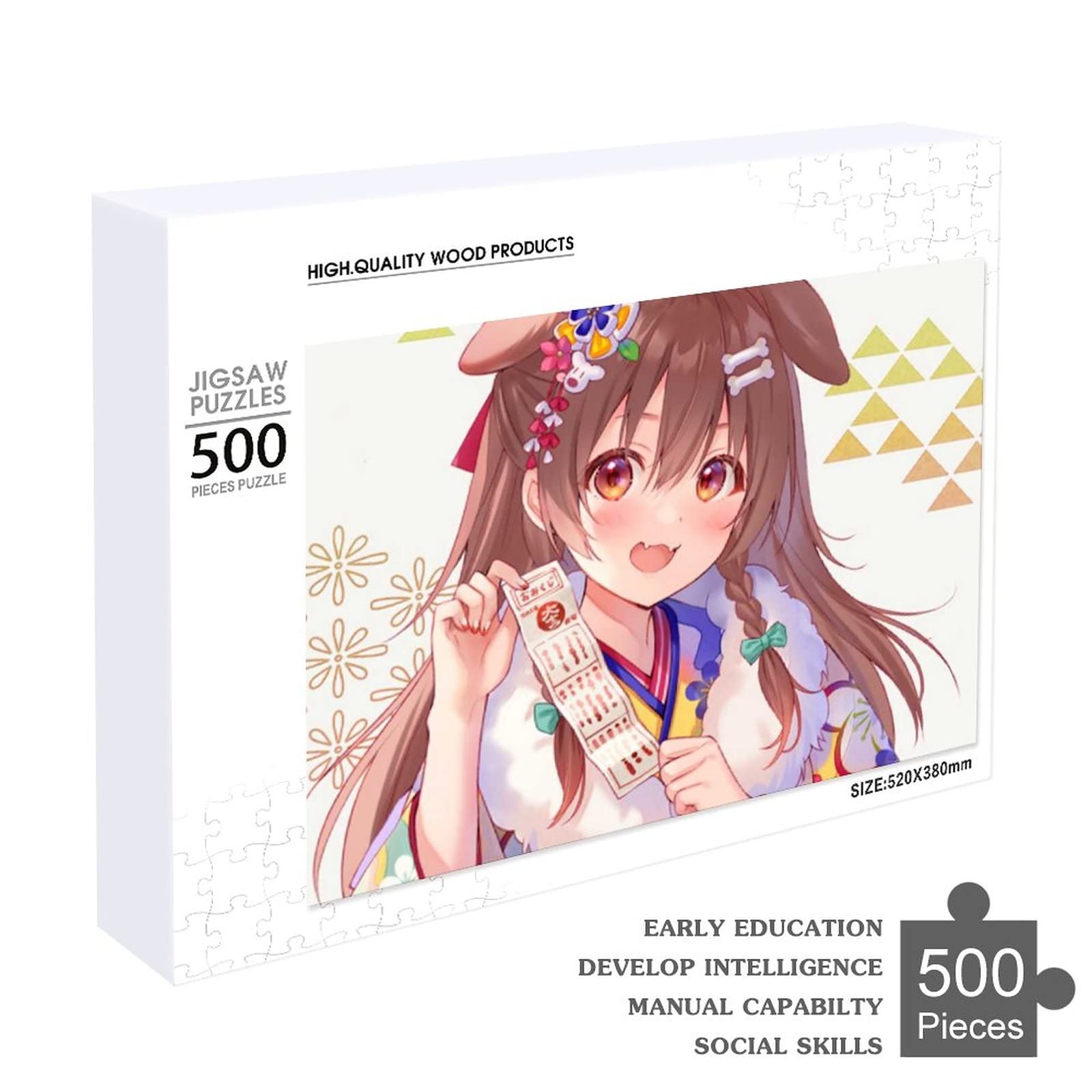 Amazon.co.jp: ジグソーパズル 可愛い アニメ柄 VTuber いぬがみ