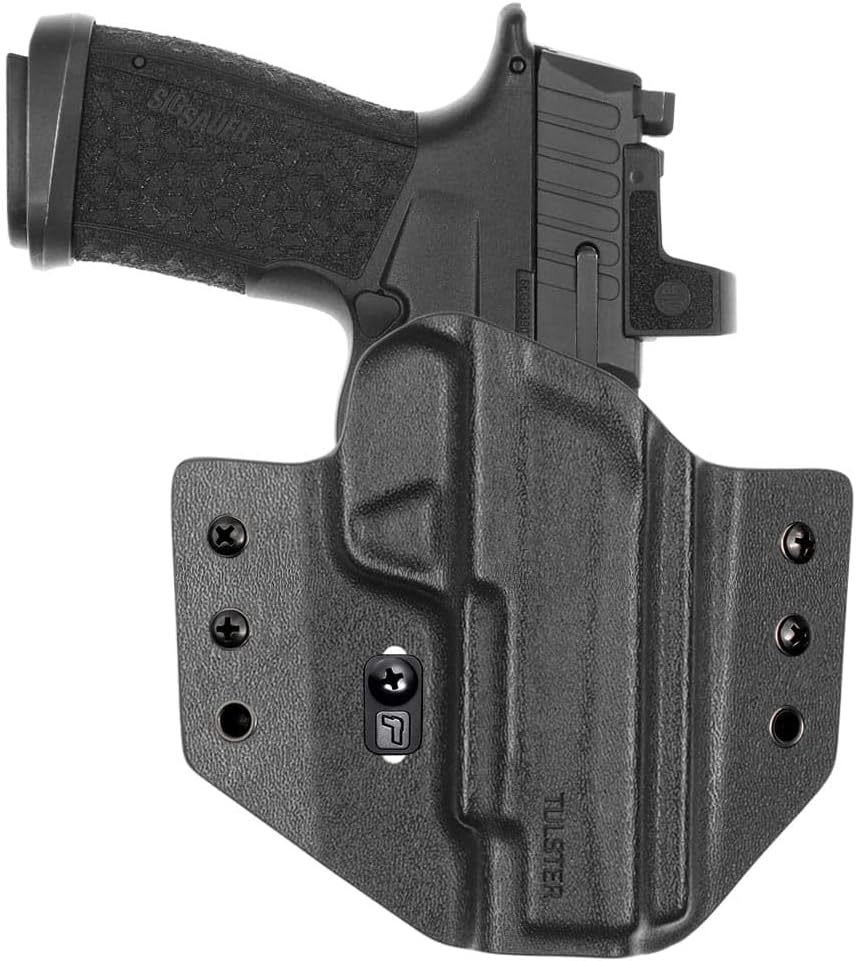 Tulster OWB Contour Kydex Holster in Right Hand fits: Sig Sauer P365 Fuse | Optic Compatible Outside The Waistband Concealed Carry