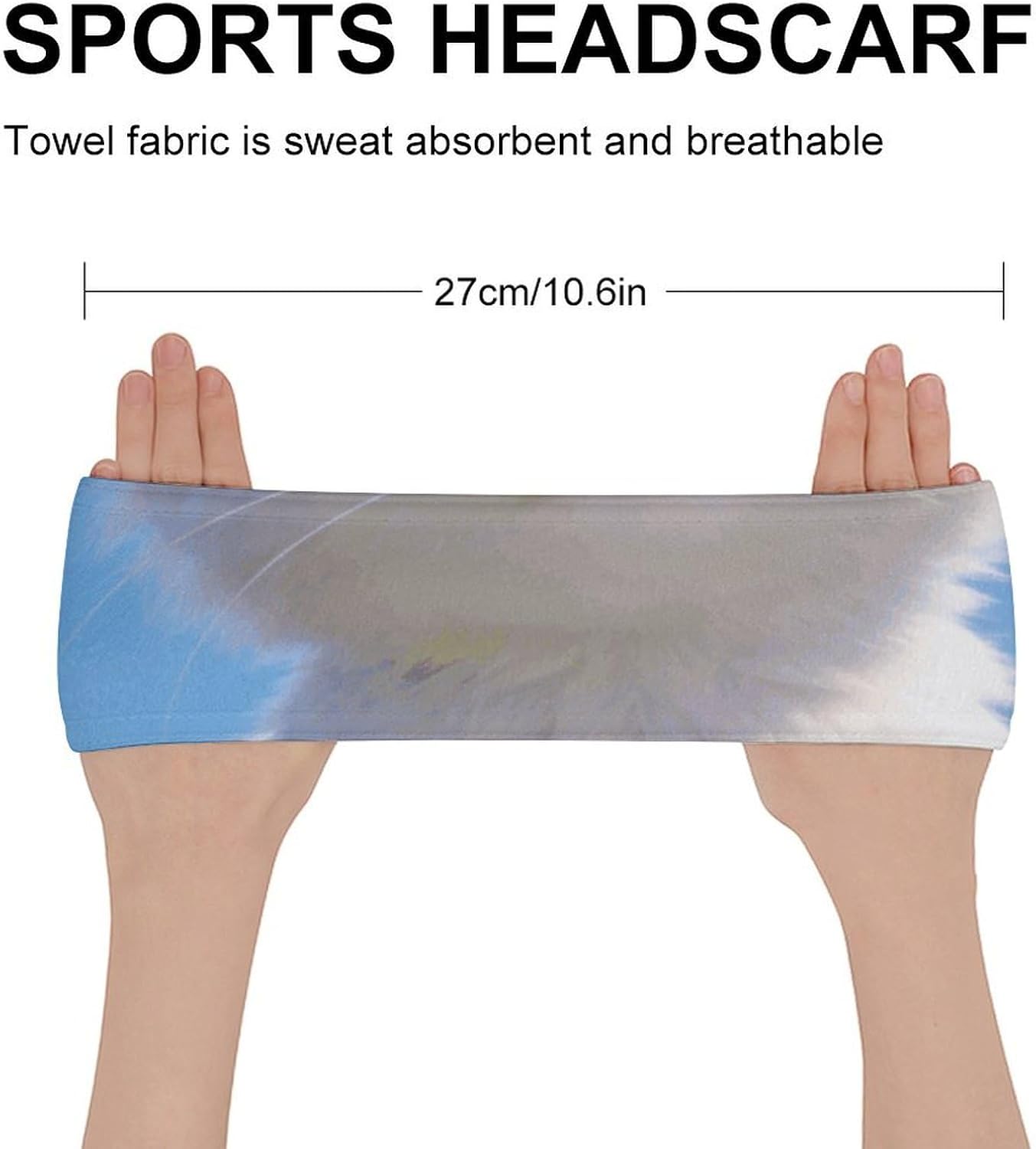 Blue-Eyed Snowball Multifunctional Sport Headband image 2