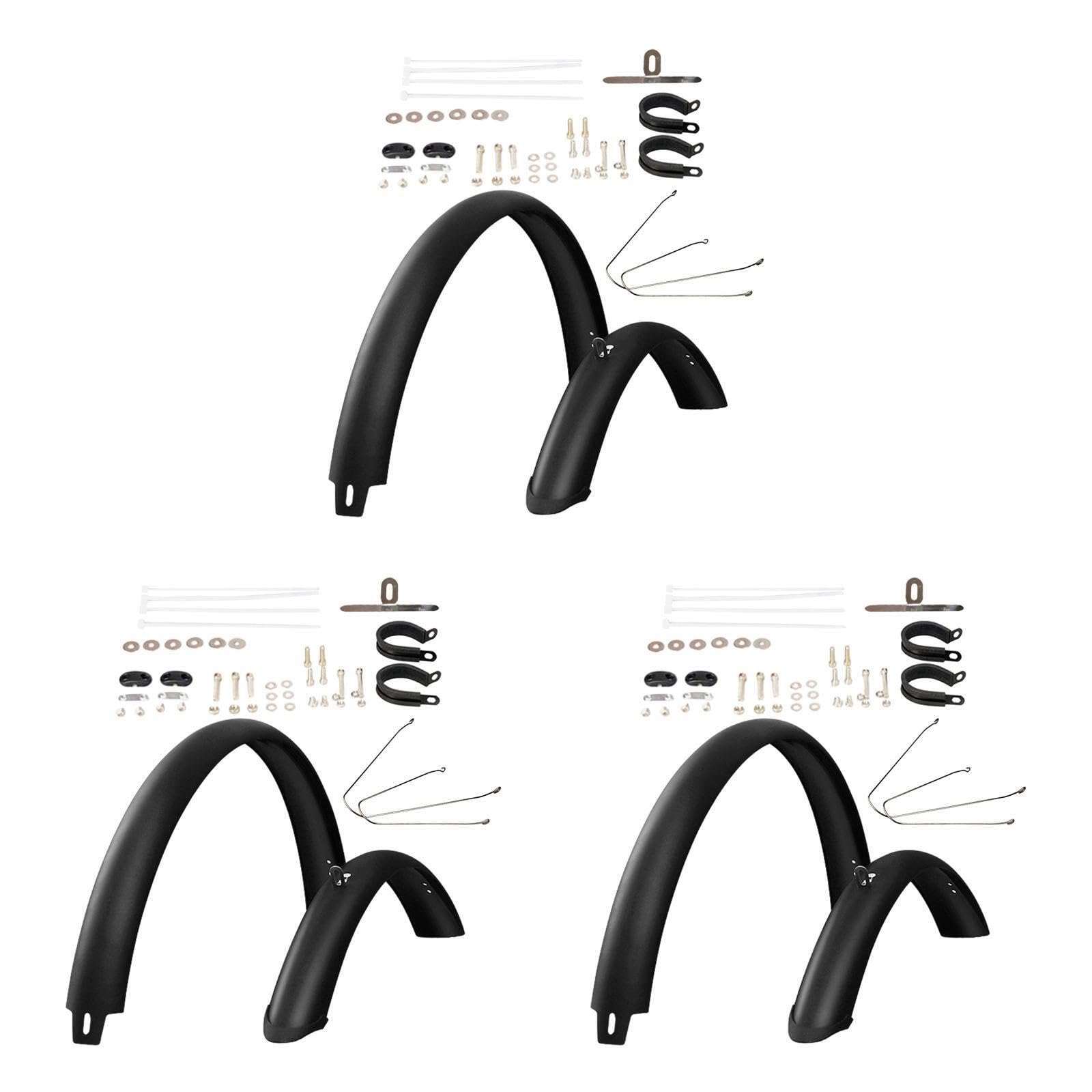Guardabarros para Bicicletas Guardabarros de montaña para Bicicleta, Conjunto de Guardabarros Delantero y Trasero, Guardabarros para Bicicleta salpicaderos Delantero Trasero