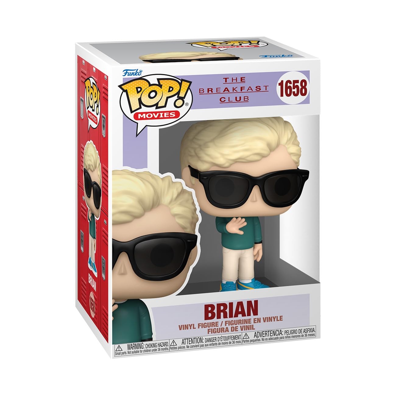 Pop! Movies: TBC - Brian Johnson - Breakfast Club - Vinyl Collectible Figure - Gift Idea - Official Merchandise - Toy for Children and Adults - Movies Fans - Model Figure for Collectors