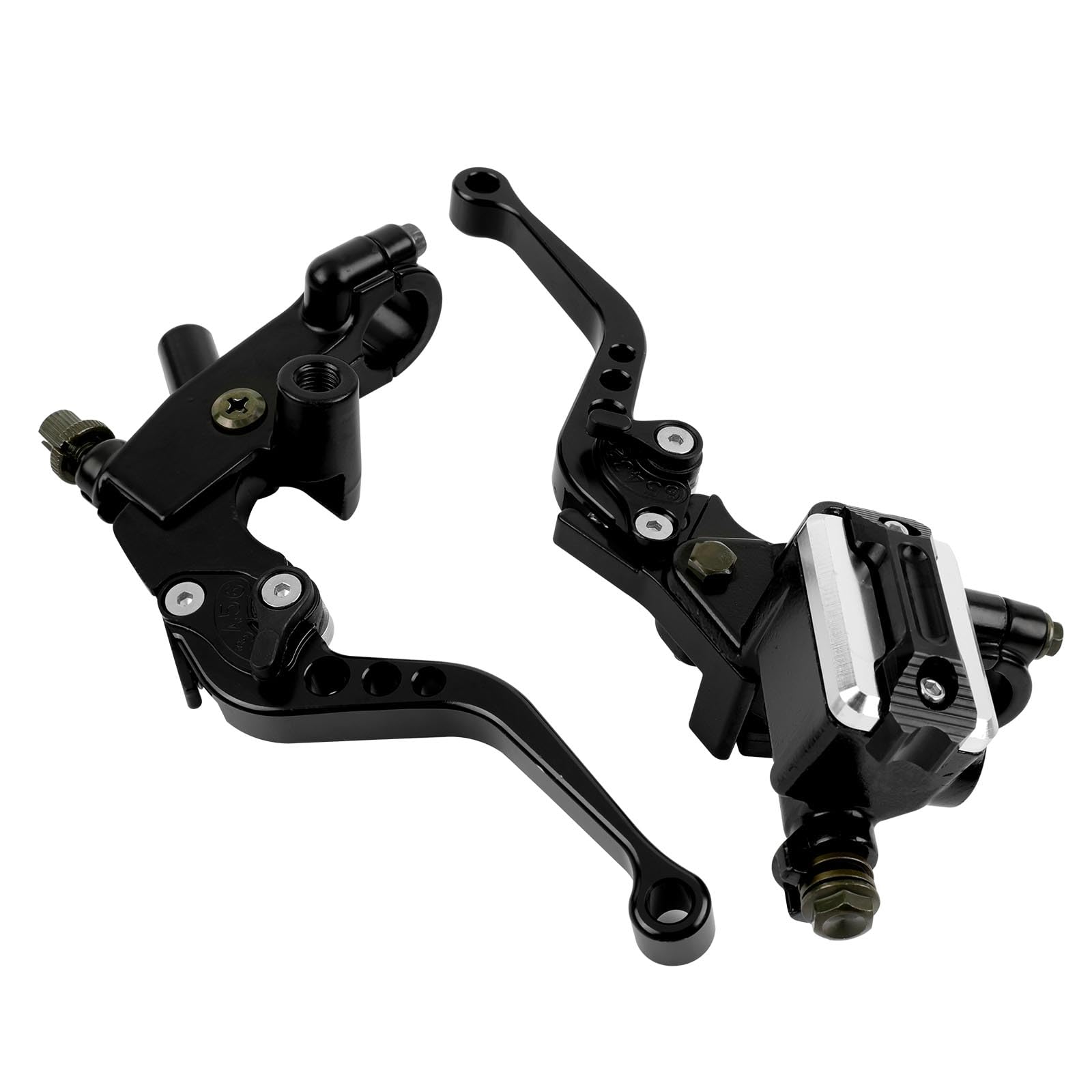 DREAMIZER Leve Freno Frizione Moto Universale per Manubrio Da 7/8" 22mm per Motociclette, CNC Leva Freno Moto Compatibile Con Honda Kawasaki Suzuki Yamaha