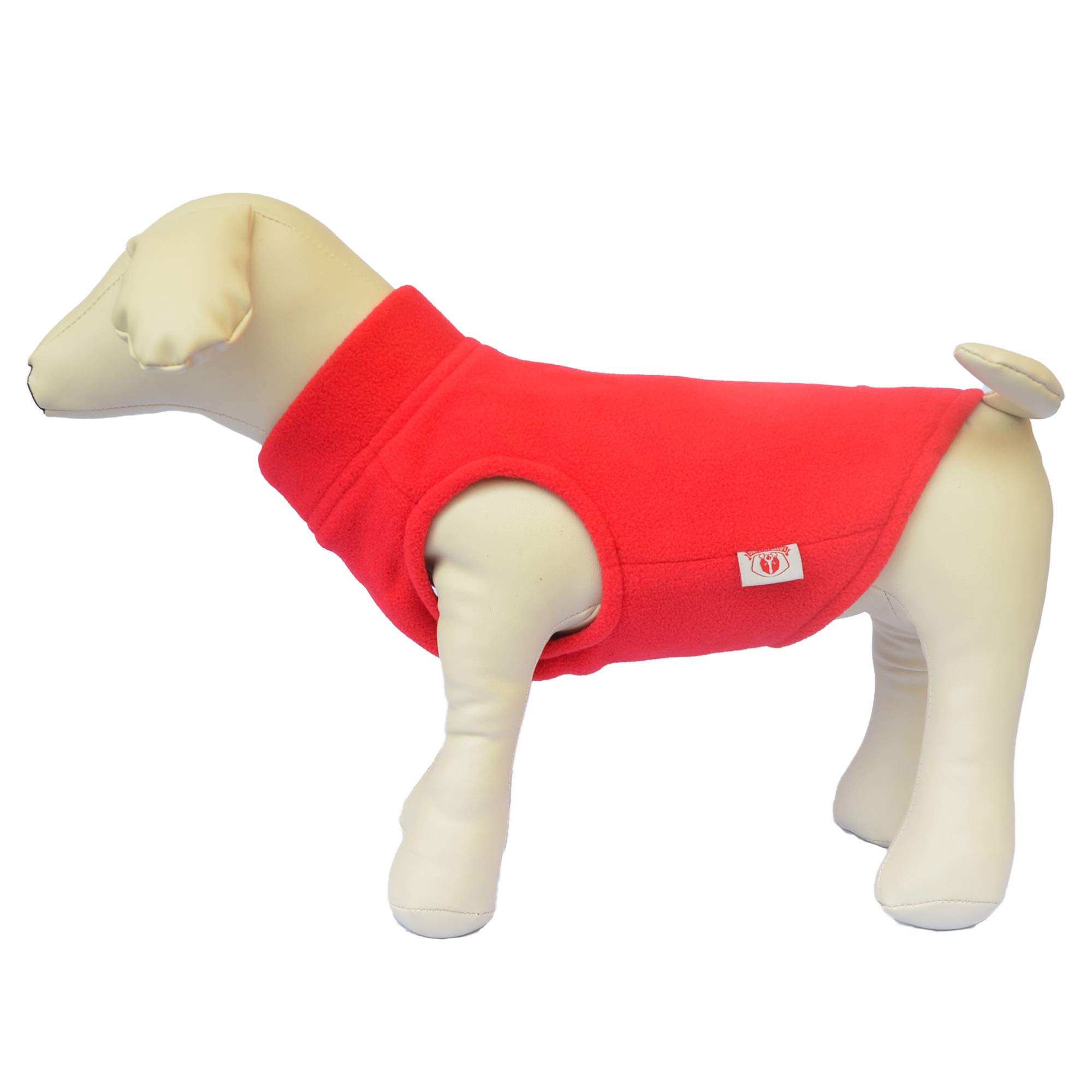 Chaleco De Invierno Para Perro, Cálido, Transpirable, Forro Polar, Ligero, Con Agujero Para El Cuello, Para Perros Pequeños, Medianos Y Grandes, Naranja XS