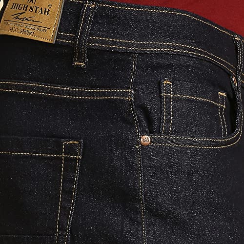 Image of HIGH Star Men's Regular Fit Mid Rise Jeans