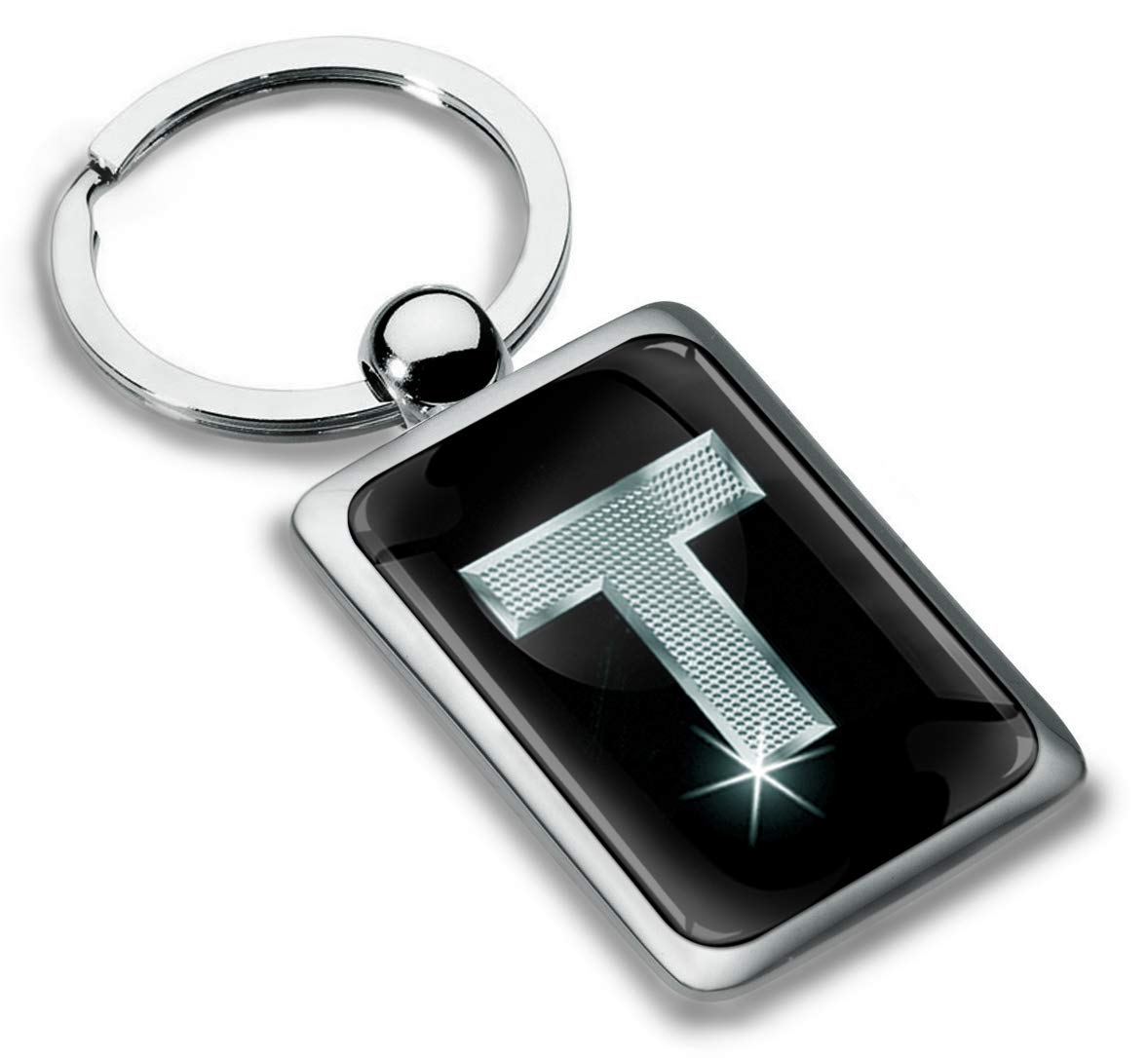 Biomar Labs Unisex Multicolour Metal Keyring With 3D Domed Sticker Key Chain Men Women Kk