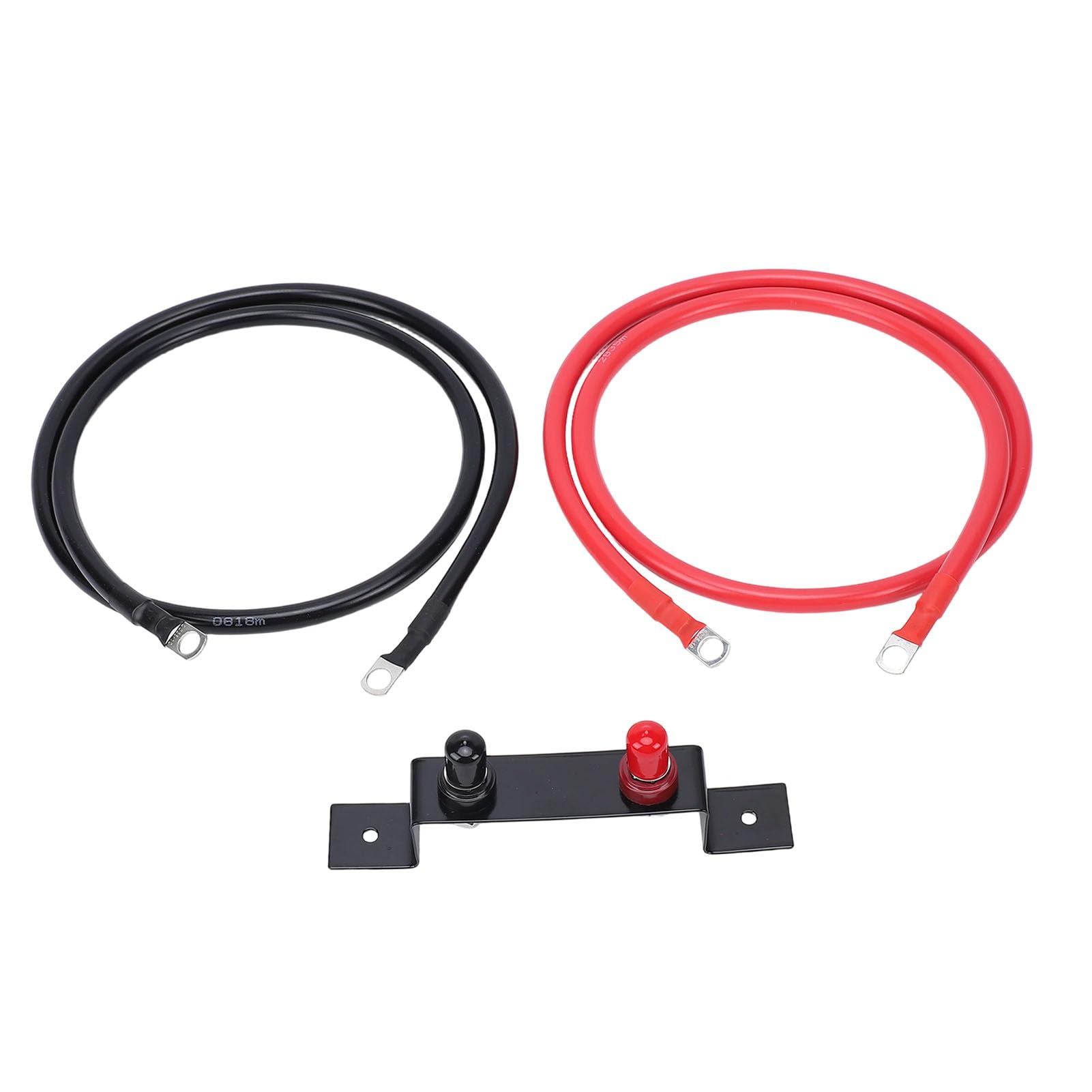 Yctze Kit de Reubicación de Poste de Salto de Batería de Terminales de Batería Remota de Coche 4AWG | Cable de cobre de 1,2 M, acceso de carga rápida, soporte a prueba de golpes para UTV ATV coche camión RV barco
