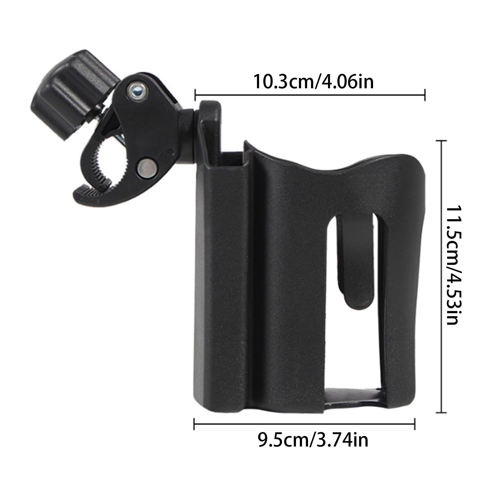 Portabicchieri per Manubrio Portabevande per Passeggino | Antiscivolo Sgancio Rapido Adatto a Supporti da 5-8cm per Viaggio in Sedia a Rotelle Avventure ATV Campeggio Escursioni