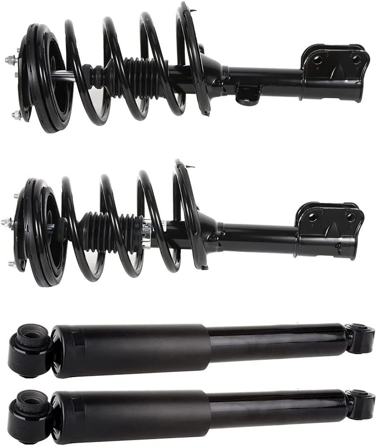 Front Rear Struts Assembly Shock Absorber with Coil Spring for HYUNDAI for Santa Fe 2007-2009,11285 11286 344500