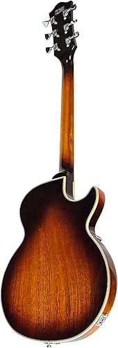 Miniatura 2 de IYV Guitarra eléctrica de cuerpo semihueco de 6 cuerdas, izquierda, 3TS (IJZ-300 LH)