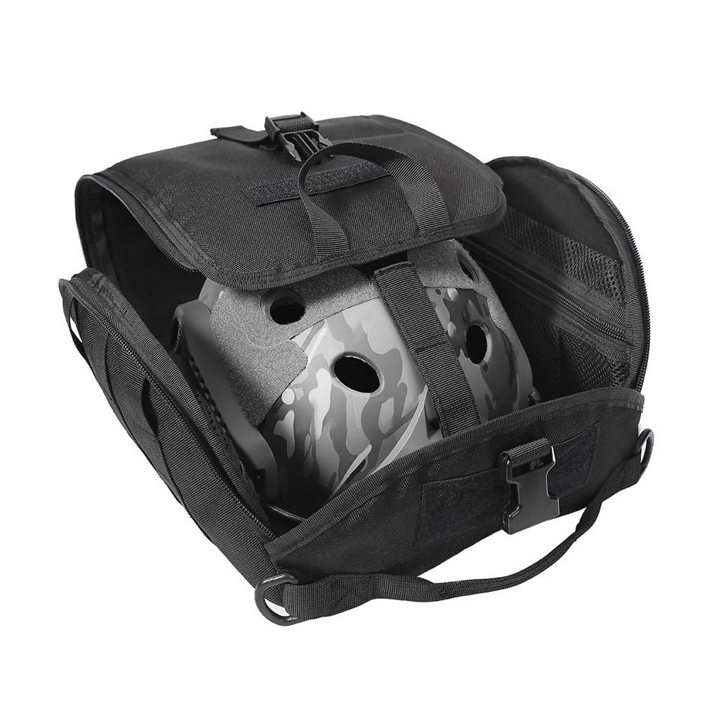 Bolsa para casco deportivo, ligera, antiarañazos, para casco Molle, Airsoft, bolsa de almacenamiento acolchada para deportes, caza, tiro, combate
