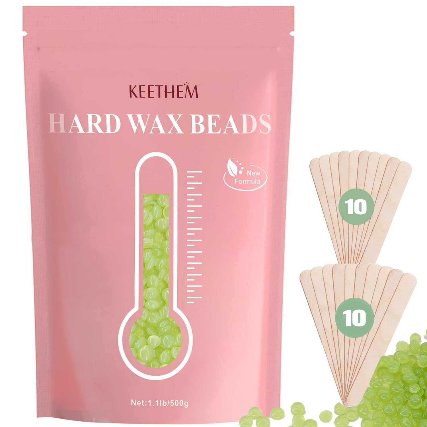 Hard Wax Painless Waxing Beads for Sensitive Skin | 1.1lb