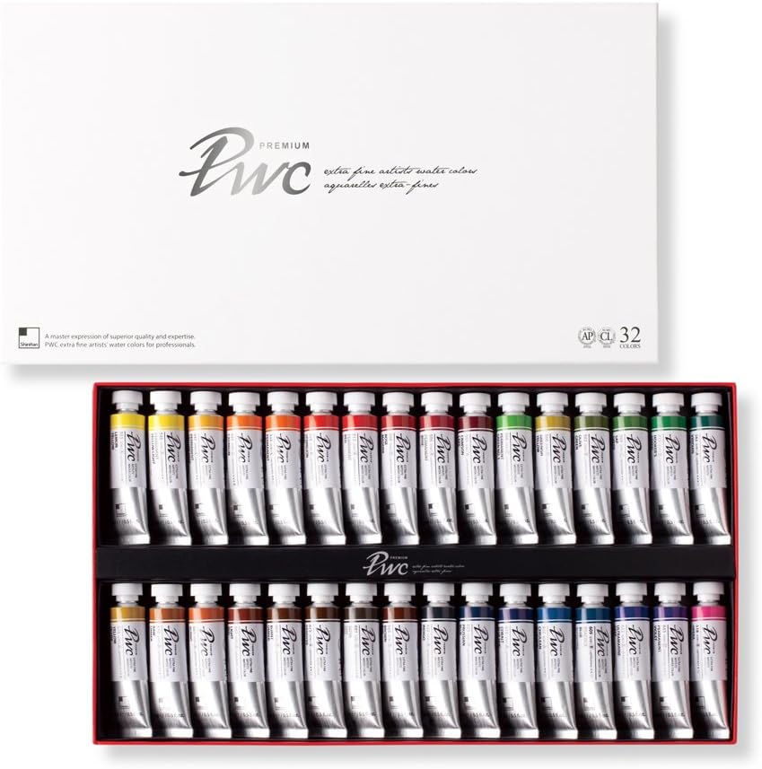 ShinHan PWC Extra Fine水彩15 ml 32カラーセット