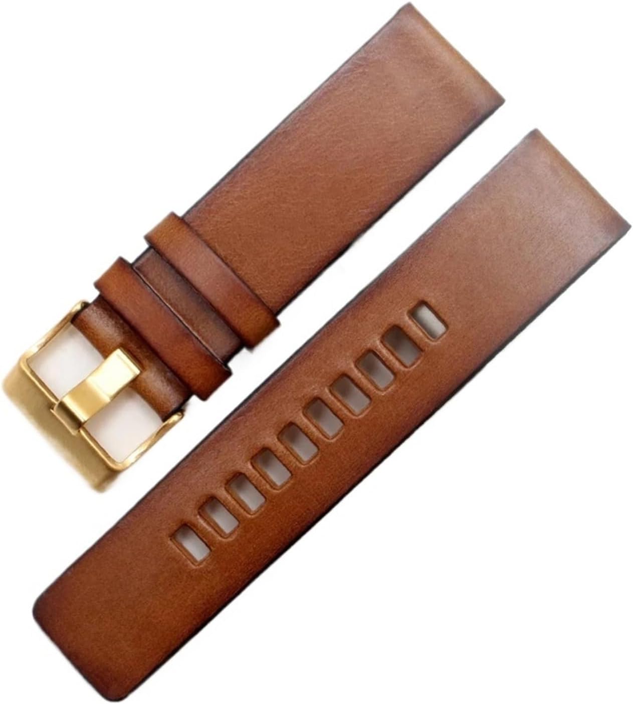 HuanJ Leather Strap Compatible With DIESEL 1399/ DZ4280/ DZ4290 With Stainless Steel Pin Buckle Strap24 26 28 Mm