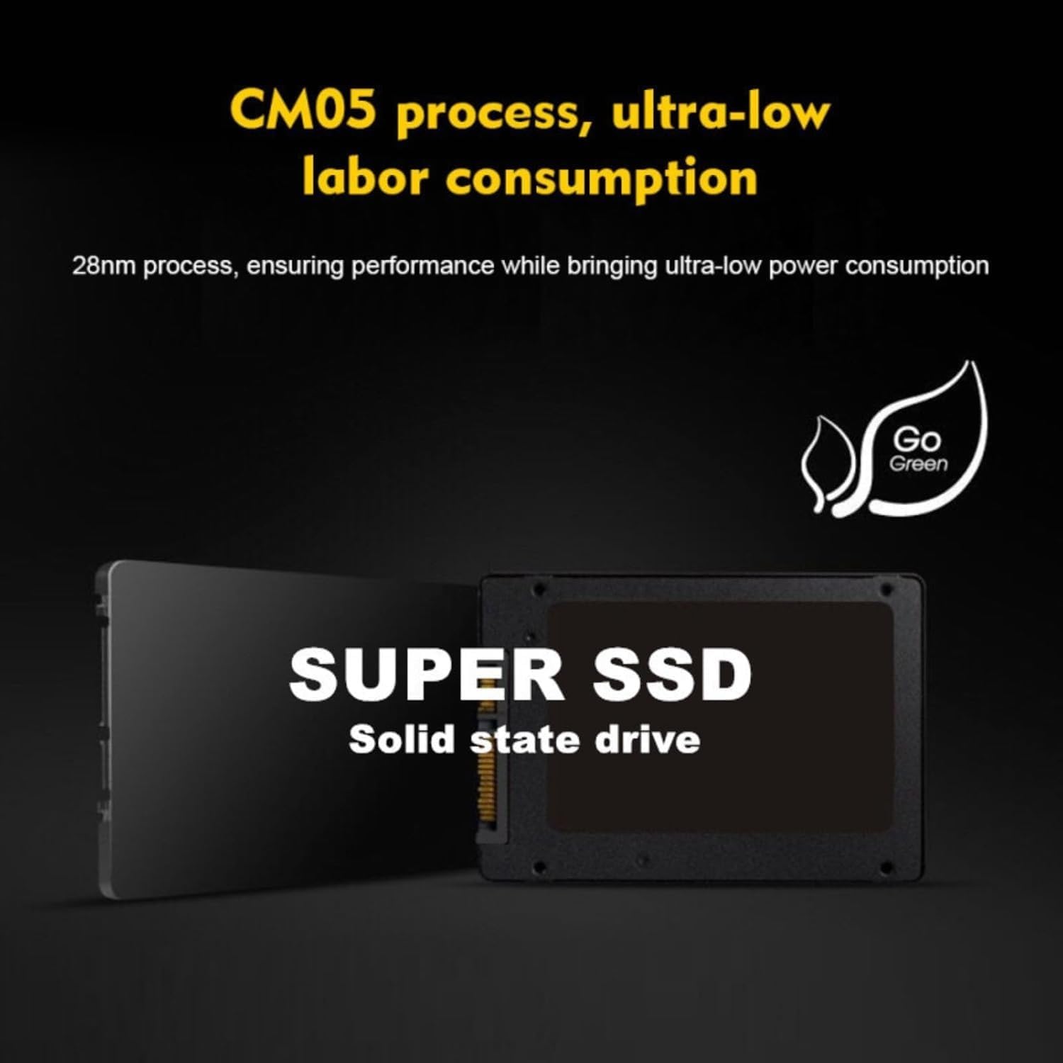 Dysk SSD 1TB/2TB/4TB SATA3 o wysokiej prędkości 2,5-calowy, odpowiedni dla laptopów i komputerów stacjonarnych, z uniwersalną prędkością odczytu do 550MB/s, wbudowaną pamięcią flash 3D NAND, dyski SSD