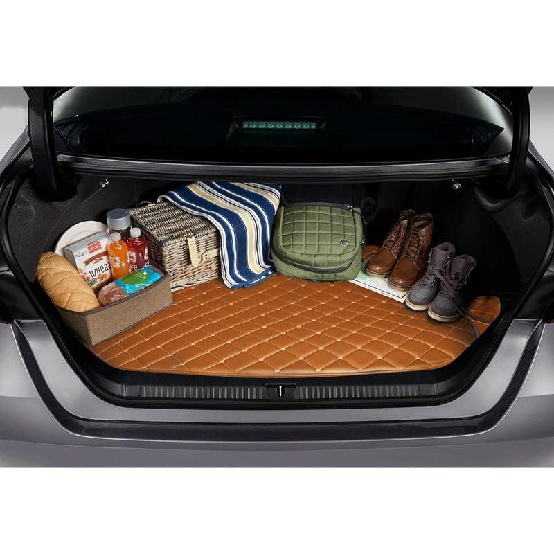 Image of Boot Mat for Mahindra XEV 9S | Tan with Beige Thread