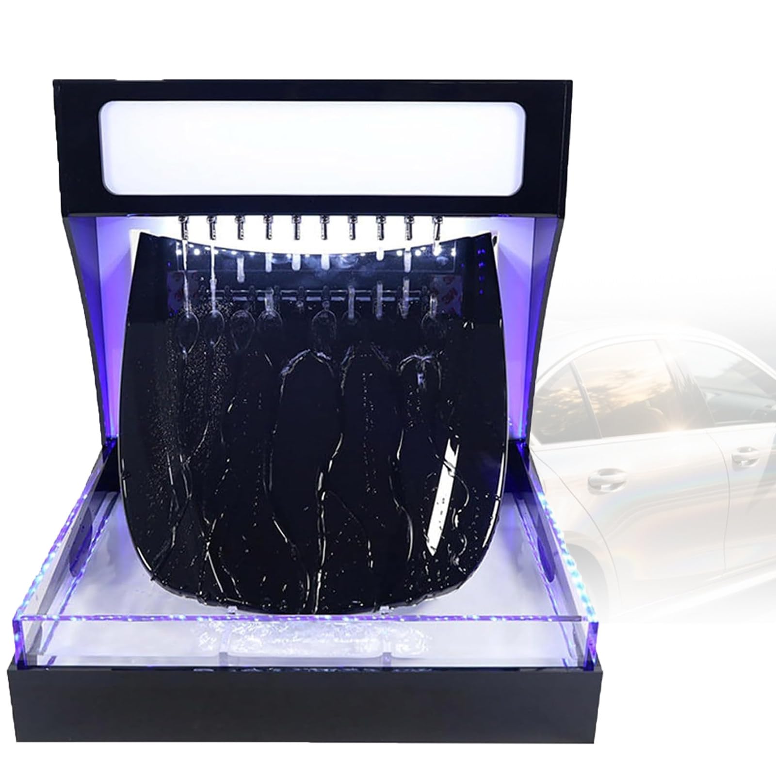 Urządzenie do testowania hydrofobowości folii lakierniczych samochodowych, wyświetlacz hydrofobowości folii, z pompką, model z pokrywą, tester folii galwanicznej Blue-Metal