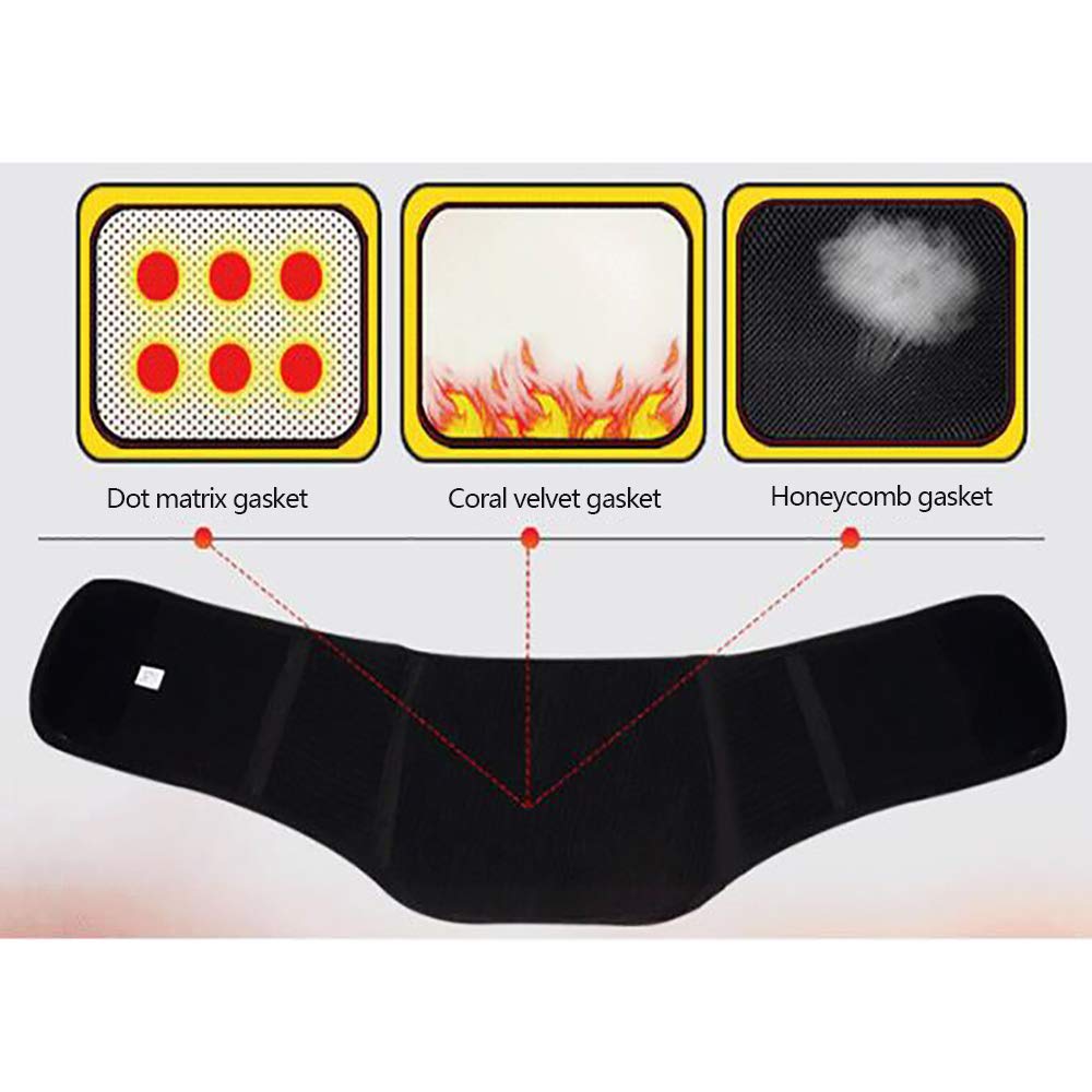 Faja Lumbar Fitness - Soporte de Cintura para el Alivio del Dolor de Espalda - para Hernia de Disco - con Almohadilla Lumbar extraíble,Femalestyle,XXL