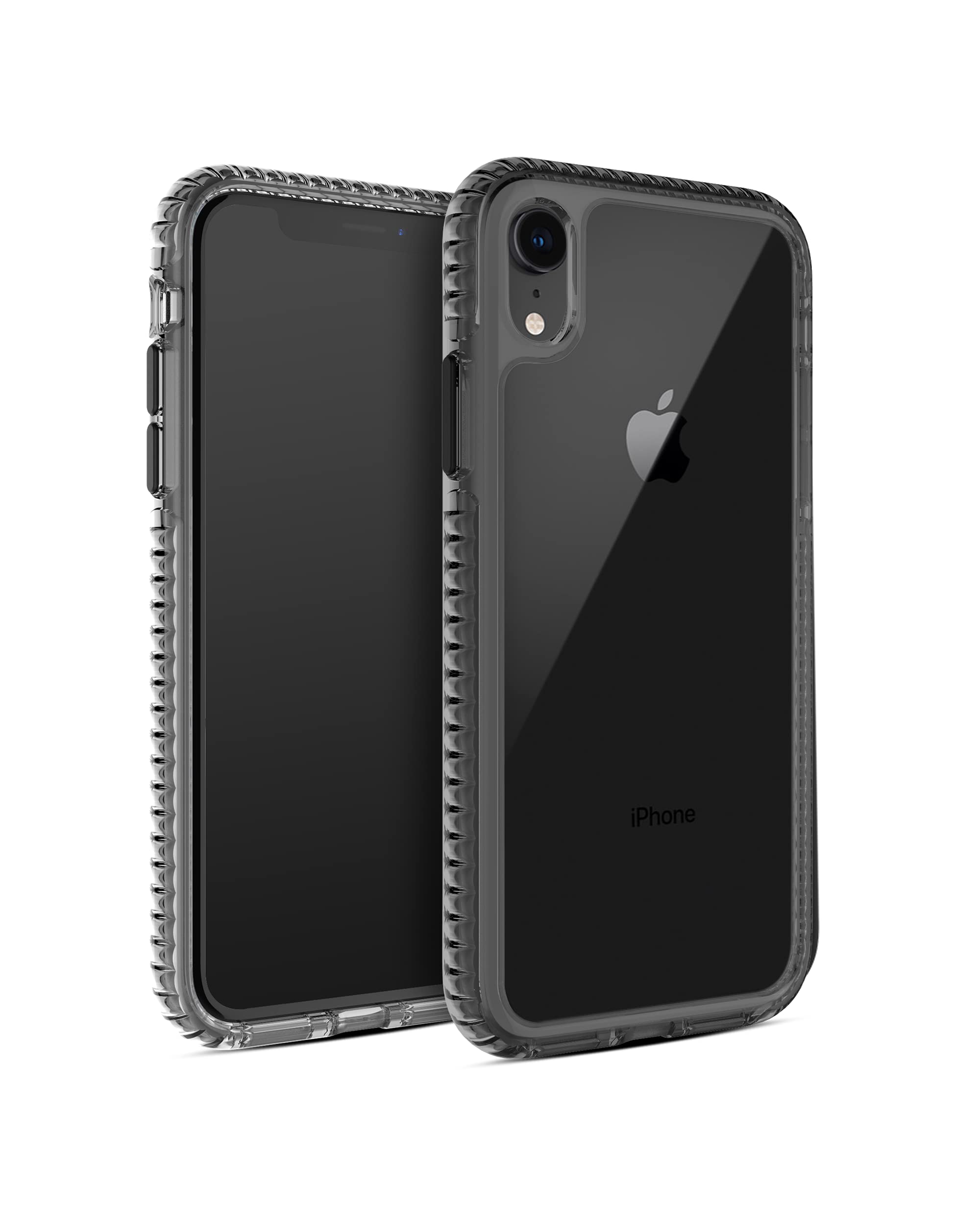 DailyObjectsStride 2.0 Clear Case Cover for iPhone XR | Polycarbonate TPU Slim Back Cover | Anti Shock, Scratch Resistant | Sturdy Design | Camera & Full Body Protection | Wireless Charging